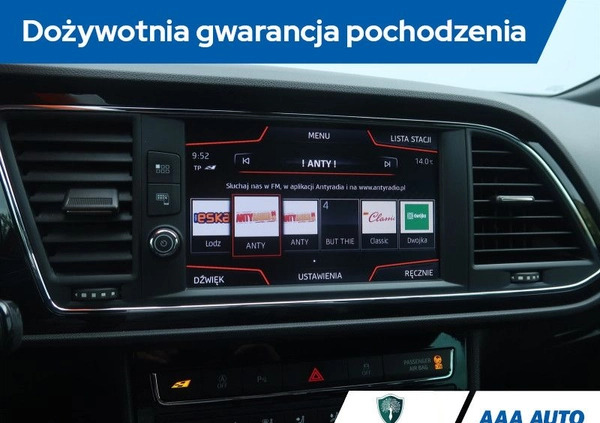 Seat Leon cena 96000 przebieg: 73246, rok produkcji 2017 z Puławy małe 277